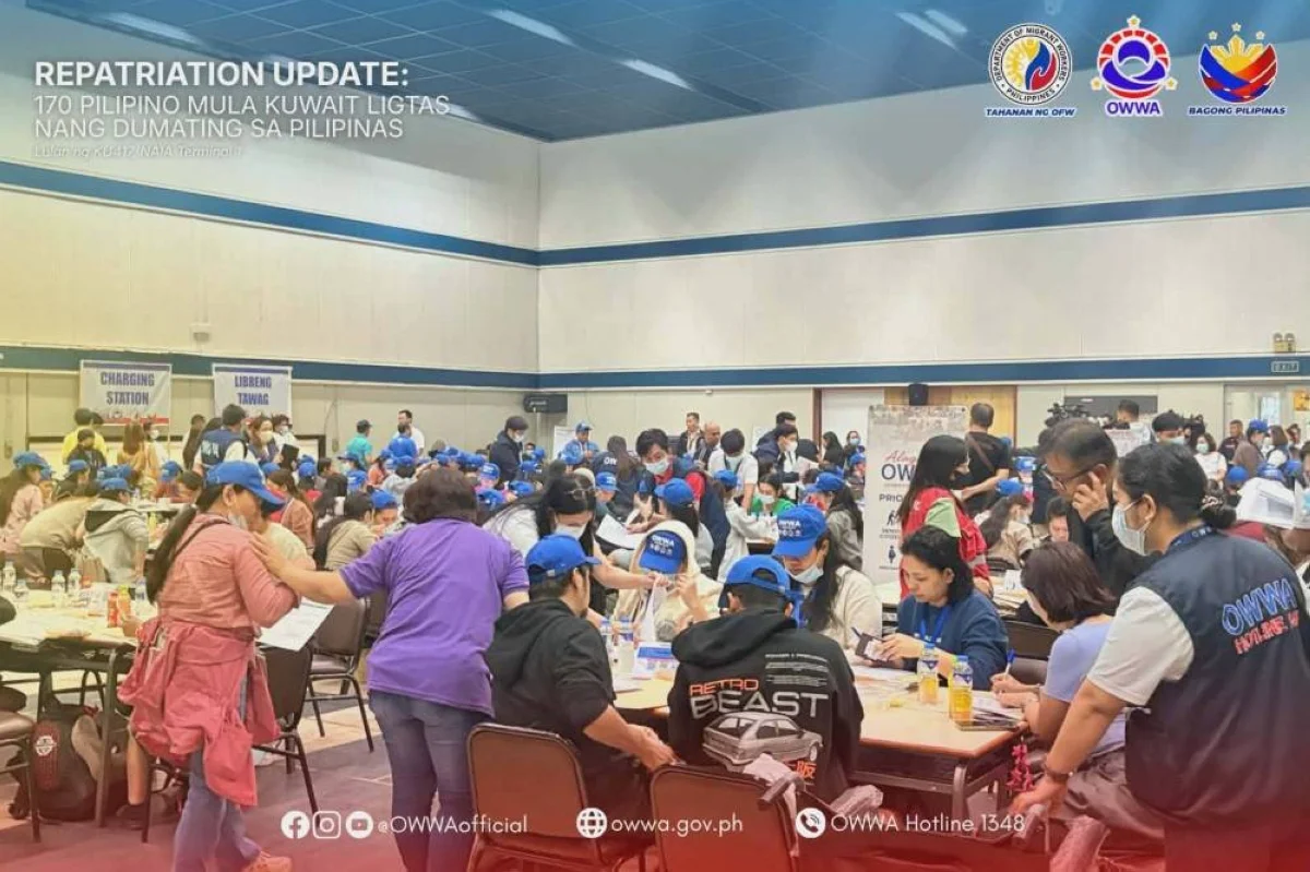 170 Pilipino ang Bumalik sa Bansa Mula sa Kuwait Sa Gitna ng Patuloy na Tensyon sa Gitnang Silangan