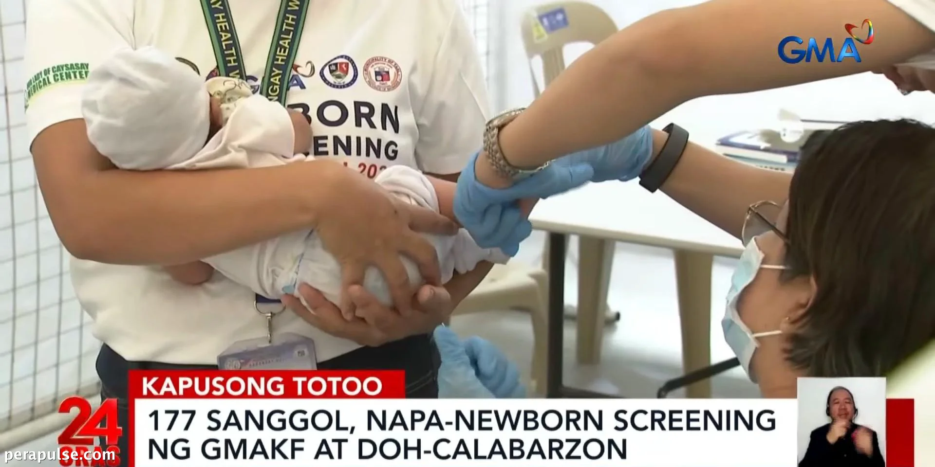 177 Babies Receive Free Newborn Screening by GMA Kapuso Foundation and DOH