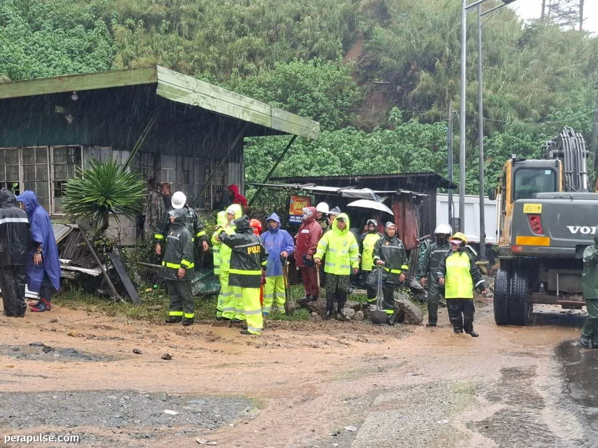 2 Dead in Benguet Landslide as Tropical Depression 'Maymay' Hits Northern Luzon