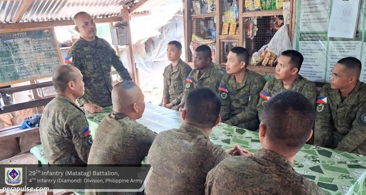 29IB Nagsagawa ng Tatlong Araw na Inspeksyon upang Pahusayin ang Kapakanan at Kahandaan ng mga Sundalo