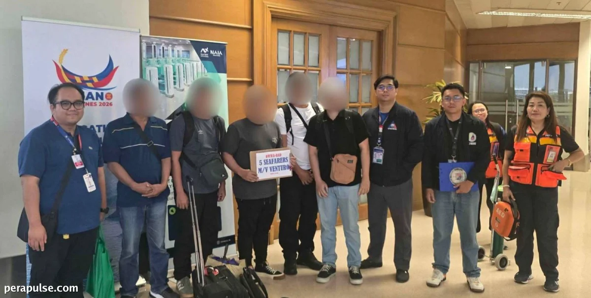 5 Pilipinong Crew Members ng M/V Venturo Umuwi sa Gitna ng Tension sa Black Sea