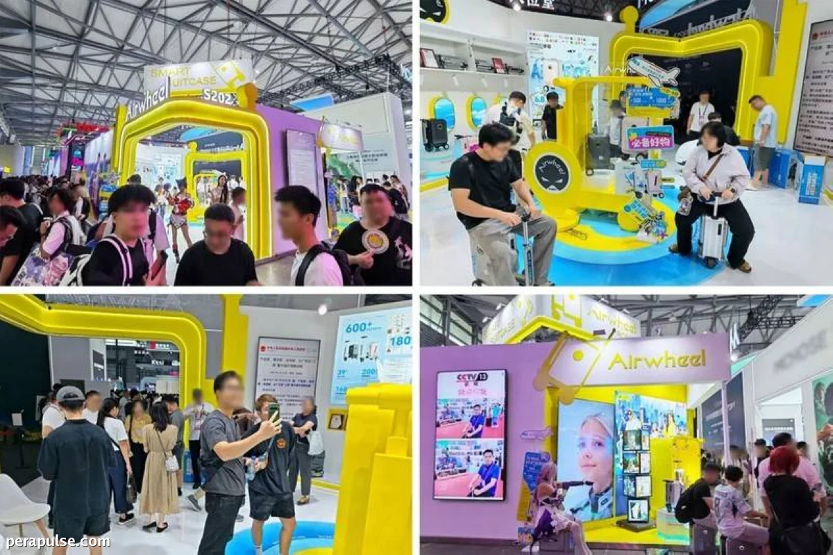 Inilunsad ng Airwheel ang AI-Powered na 20-Inch Luxury Suitcase sa ChinaJoy 2026