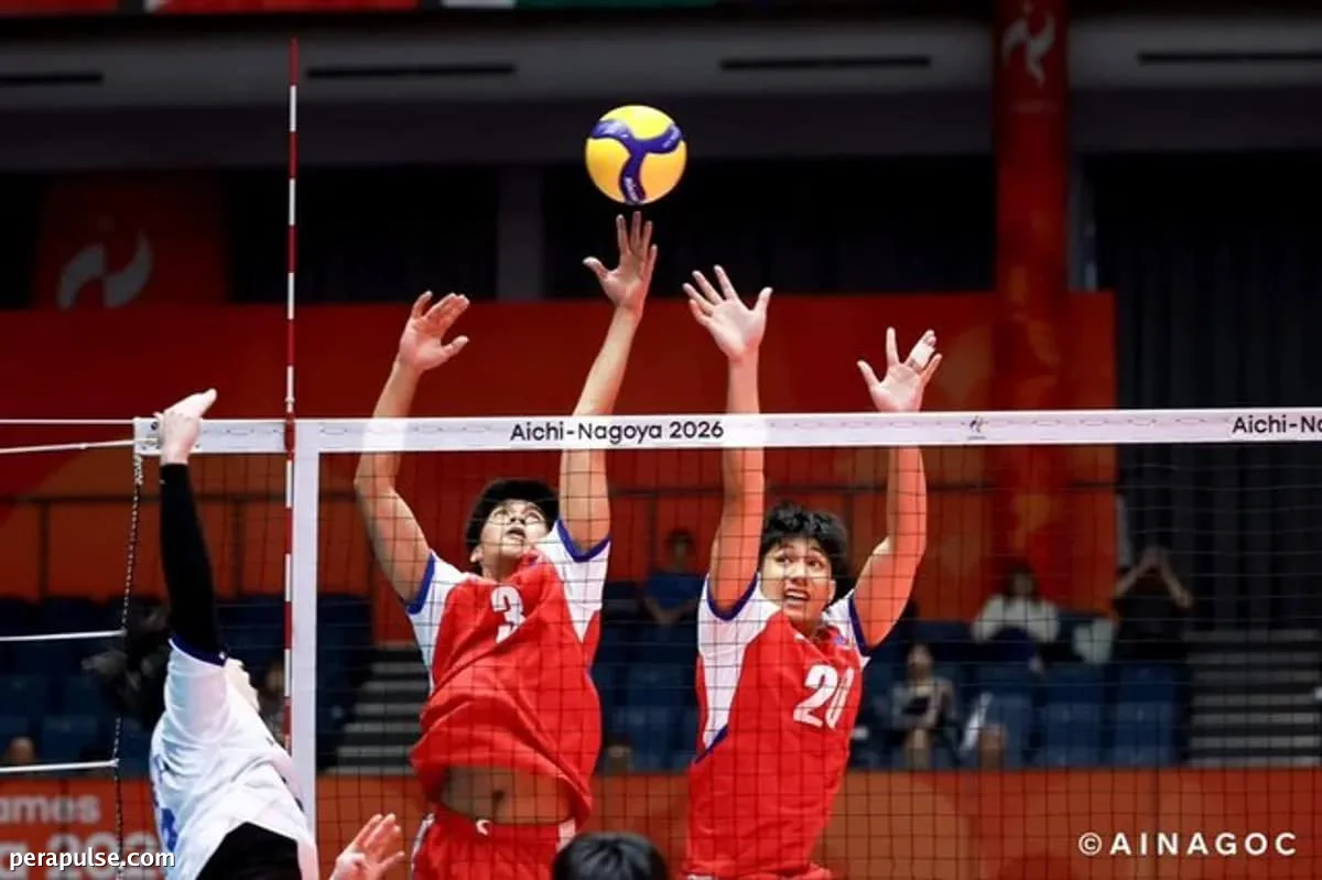 Natalo ang Alas Pilipinas Men sa Indonesia sa 4 na Set sa Asiad