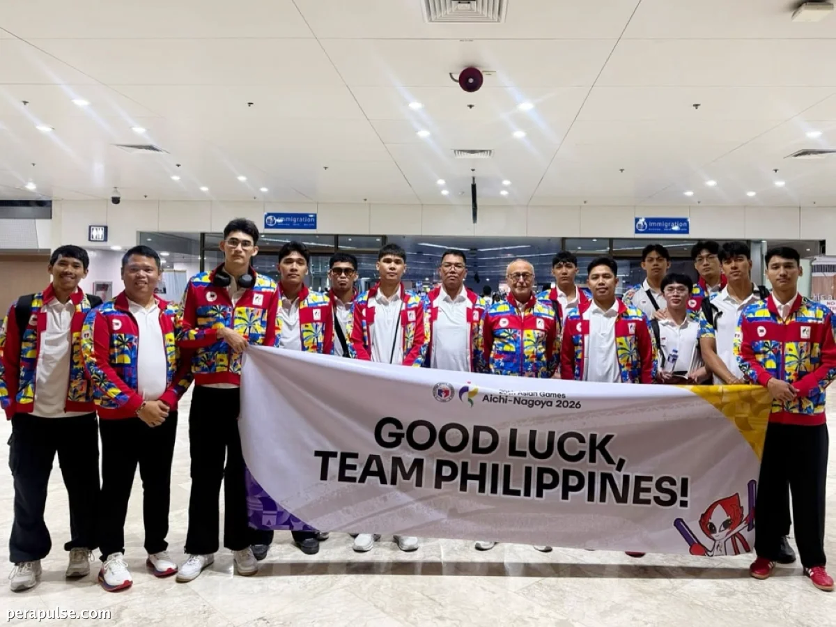 Dumating ang Alas Pilipinas Men’s Team sa Japan para sa Asian Games