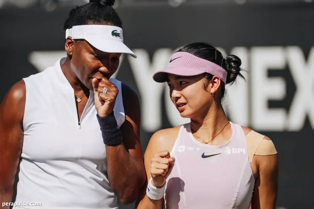 Alex Eala and Venus Williams Exit Bad Homburg Doubles After Quarterfinals Defeat