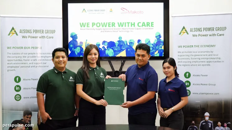 Pinalawak ng Alsons Power ang Retail Electricity Supply sa Cebu sa Pakikipagtulungan sa Makoto Metal