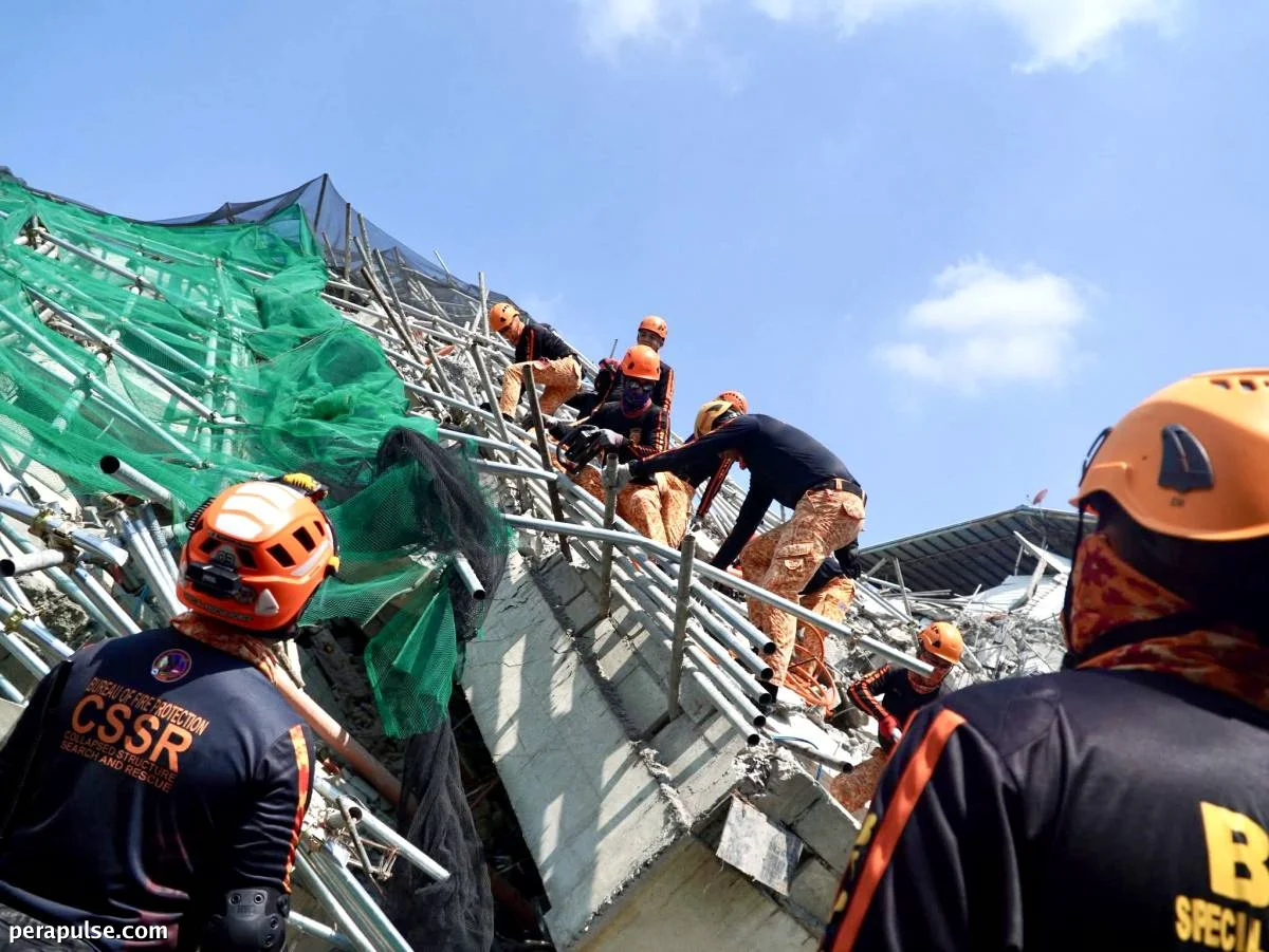Alkalde ng Lungsod ng Angeles Nanawagan ng Kooperasyon sa Imbestigasyon ng Pagbagsak ng Condo-Hotel