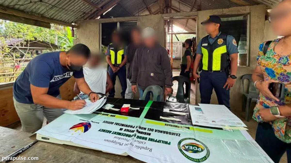Barangay Chairman Arrested in Zamboanga del Norte Drug Operation