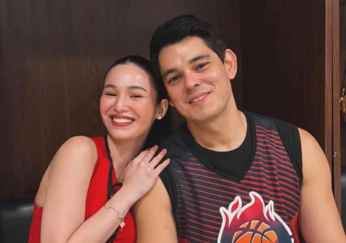 Sinusuportahan ni Barbie Imperial si Richard Gutierrez sa 'Bida sa Arena' Basketball Match