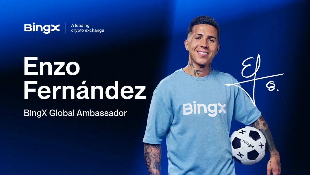 BingX Appoints Enzo Fernández as Global Ambassador Ahead of FIFA World Cup 2026