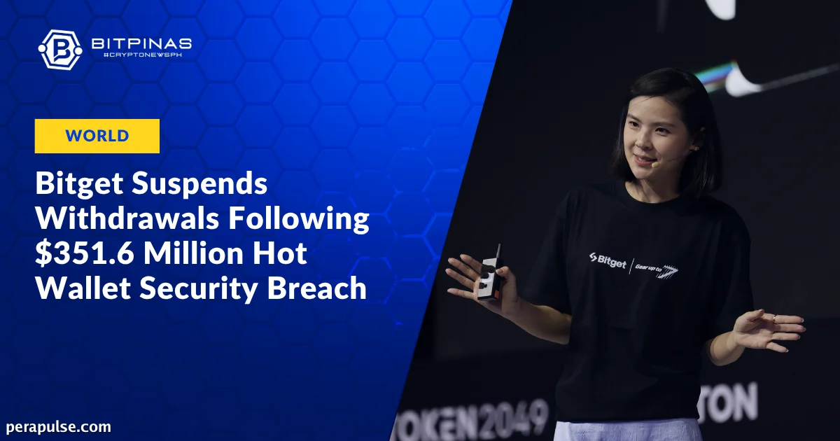 Bitget Suspends Withdrawals After $351.6 Million Security Breach