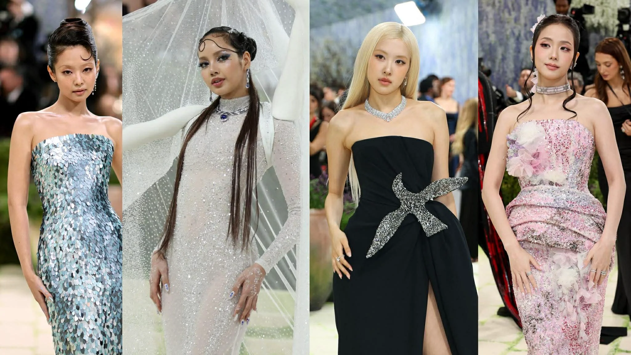 BLACKPINK Gumawa ng Kasaysayan sa Met Gala na Lahat ng Miyembro ay Nandoon sa Unang Beses
