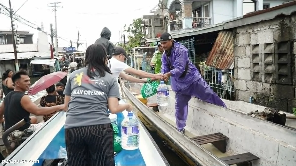 Cayetano’s Team Delivers Aid to Flood-Affected Communities in Pampanga