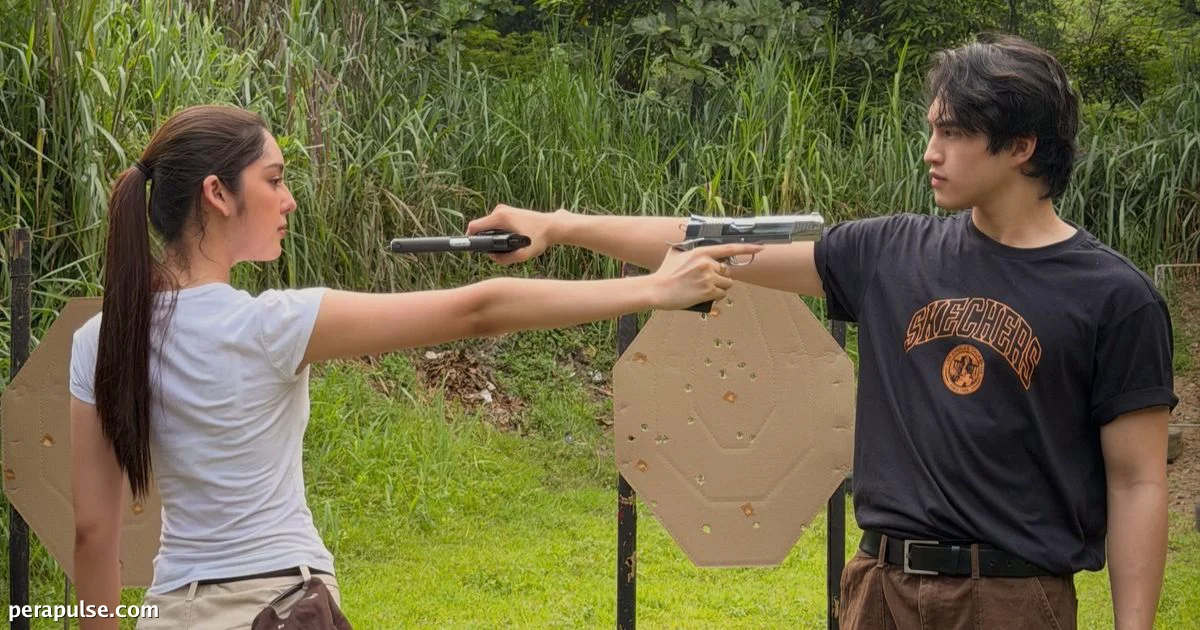 Chanty Videla at Anton Vinzon Nakaranas ng Pagsasanay sa Firing Range