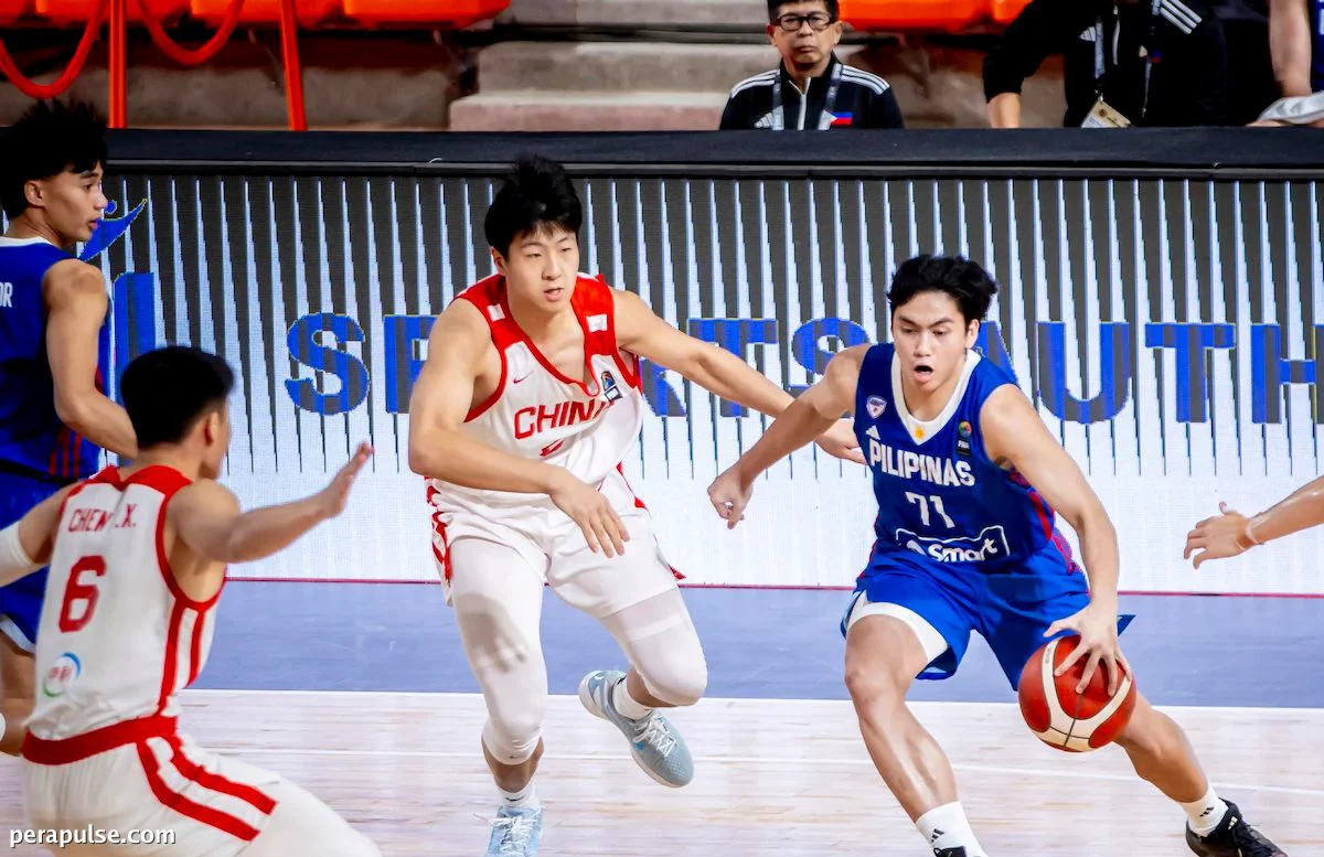 Chog Moral shines, but Gilas Boys fall to China in U18 Asia Cup quarterfinals