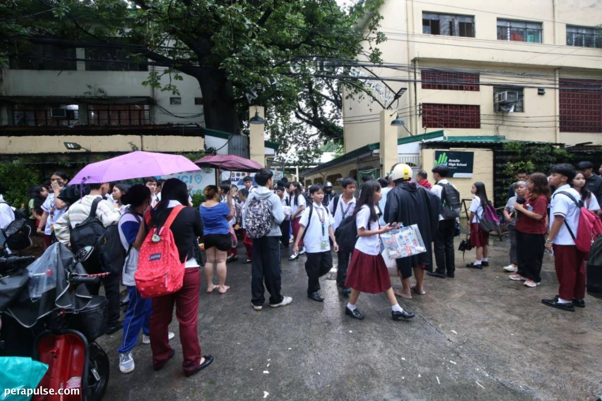 Classes Suspended Across Metro Manila and Luzon Amid Heavy Rains
