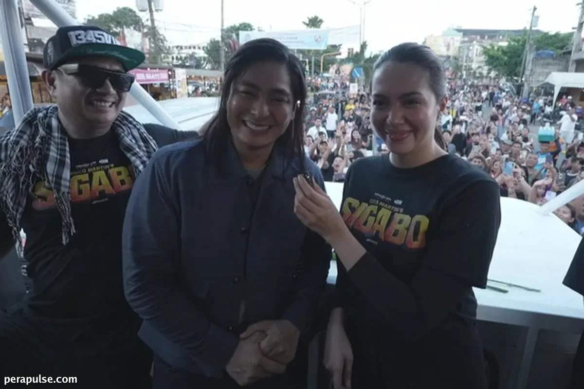 Coco Martin and Julia Montes Receive Warm Welcome for 'Sigabo' in Palawan