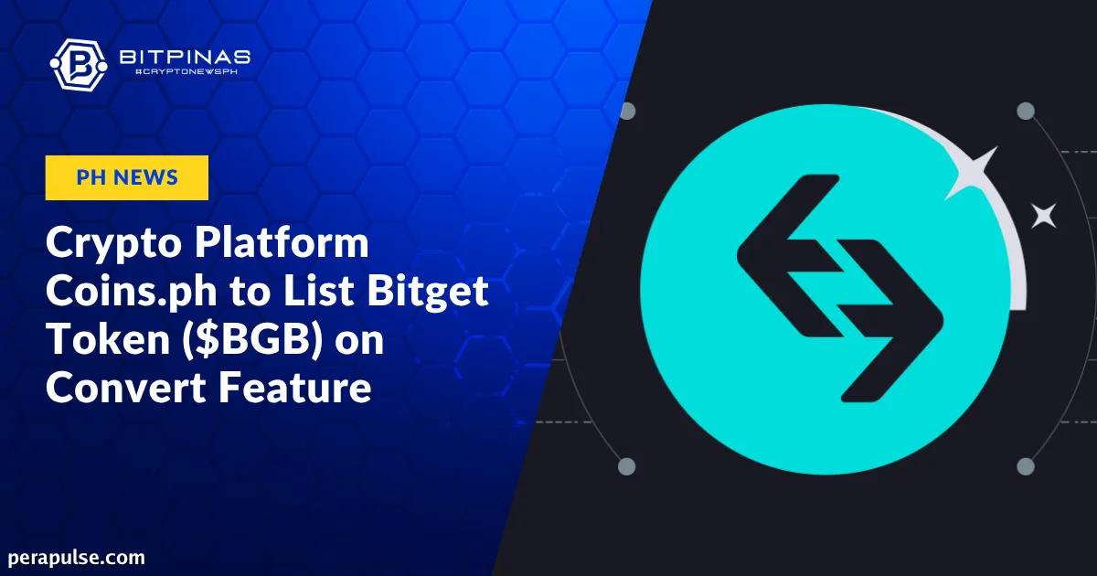 Coins.ph Magpapakilala ng Bitget Token ($BGB) para sa Direktang Kalakalan