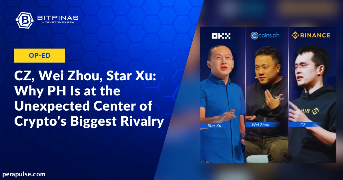 CZ, Wei Zhou, Star Xu: Ang Pilipinas ay Lumilitaw Bilang Labanan ng Rivalry sa Crypto