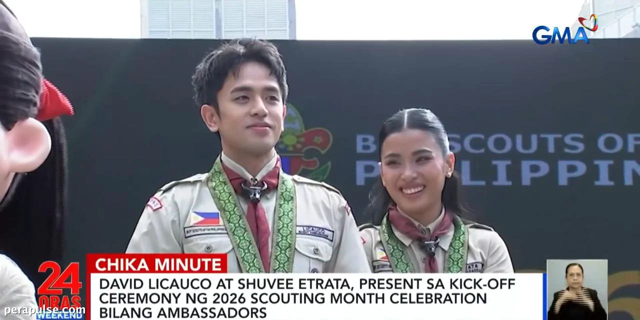 David Licauco at Shuvee Etrata Nanguna sa 2026 Scouting Month bilang mga Ambassador