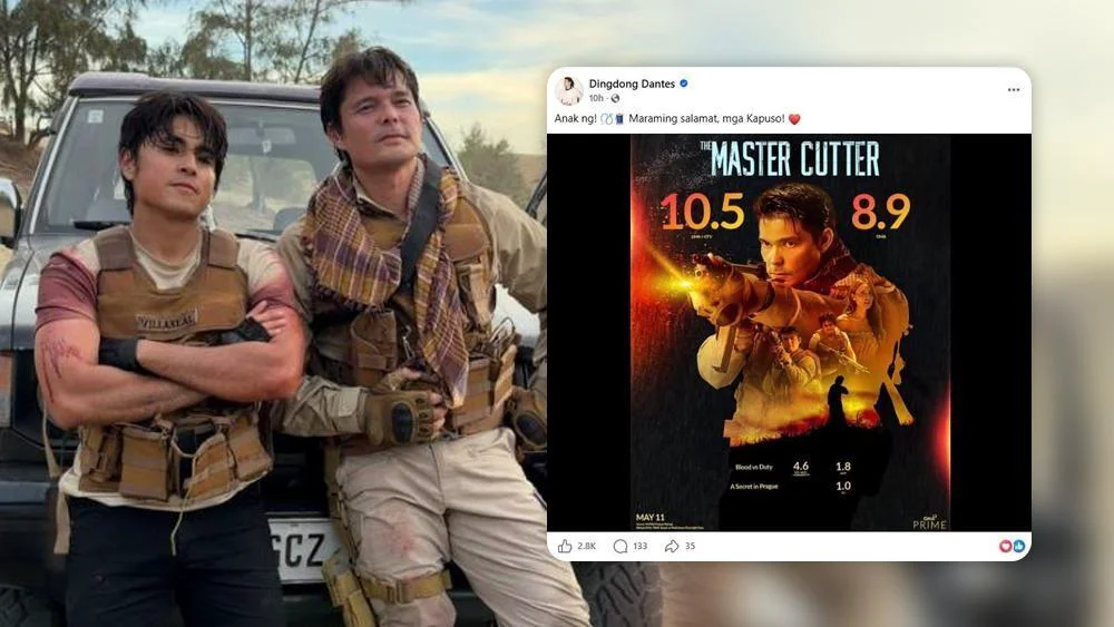 Dingdong Dantes Celebrates Success of 'The Master Cutter', Lauds Miguel Tanfelix