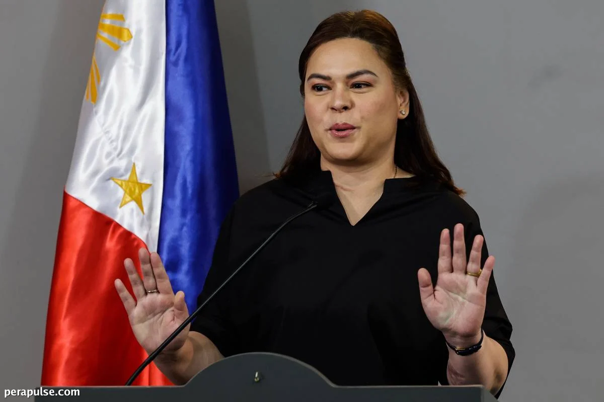 Nagsampa ng Kriminal na Kaso ang DOJ Laban kay Bise Presidente Sara Duterte Dahil sa mga Banta