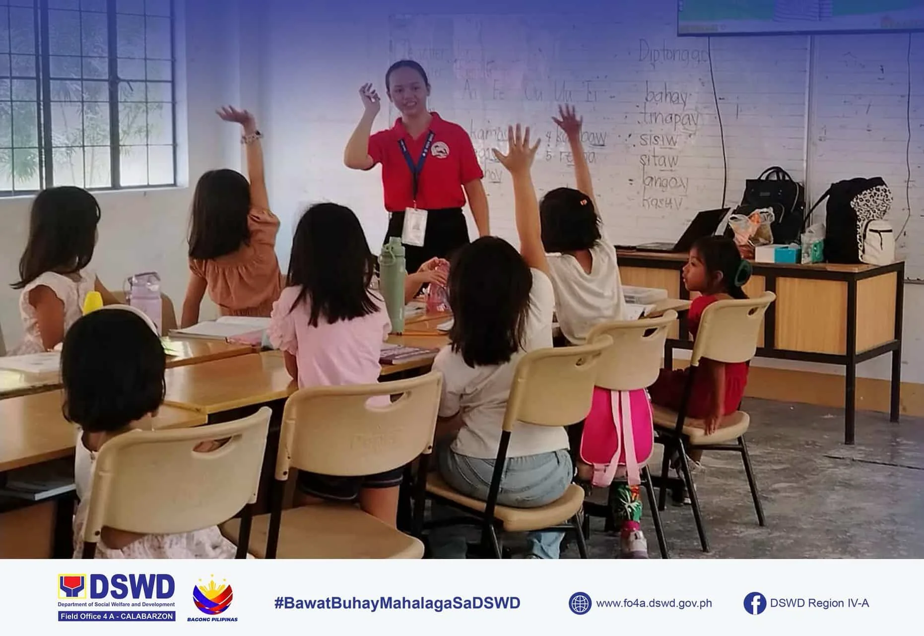Layunin ng 'Tara, Basa' Program ng DSWD na Pahusayin ang Kasanayan sa Pagbasa sa Calabarzon