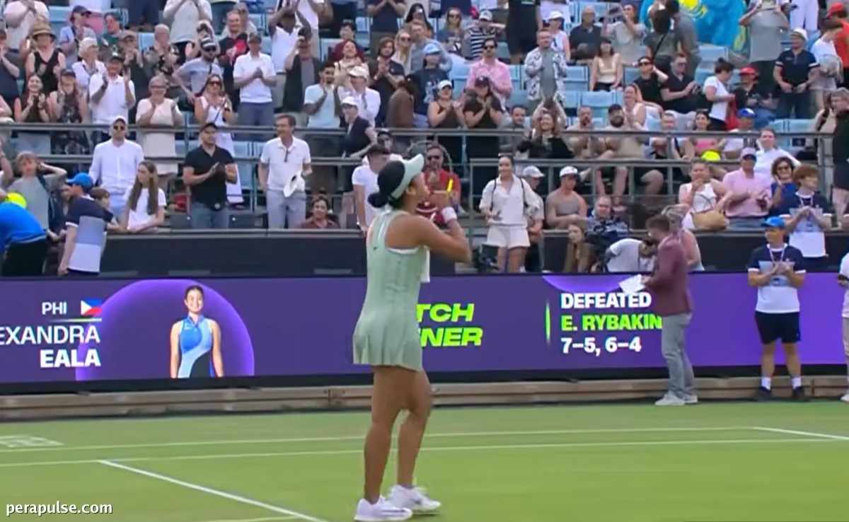 Eala Shocks World No. 2 Rybakina to Advance to Berlin Open Quarterfinals