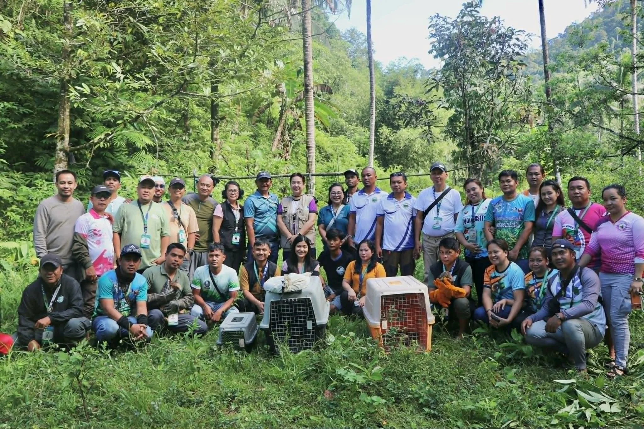 Walong Uri ng Hayop na Ibinalik sa Gubat ng Zamboanga Sibugay