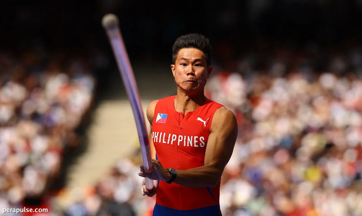 EJ Obiena Achieves Year-Best Vault in Greece, Eyes Further Improvement