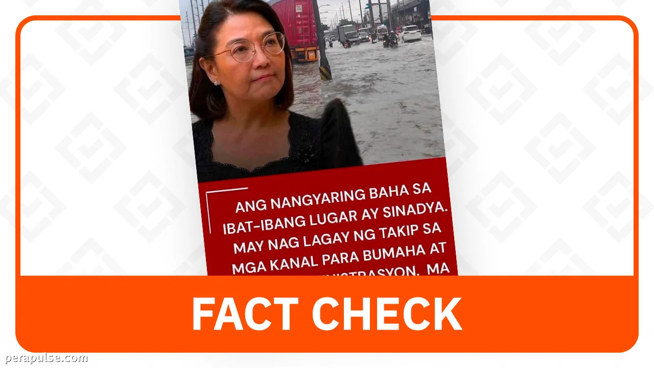 FACT CHECK: Claire Castro's Alleged Quote on Floods is False