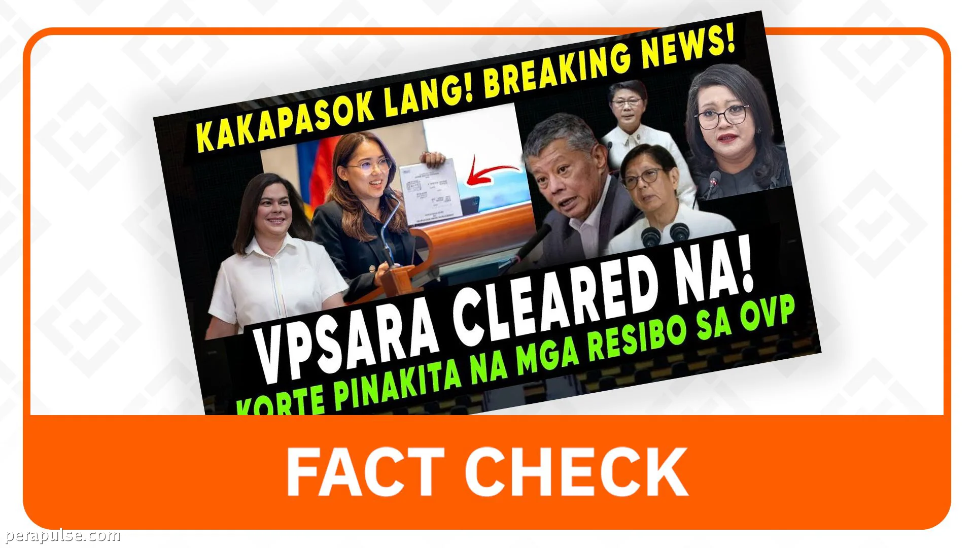 Fact Check: COA's Audit Opinion Does Not Exonerate VP Sara Duterte
