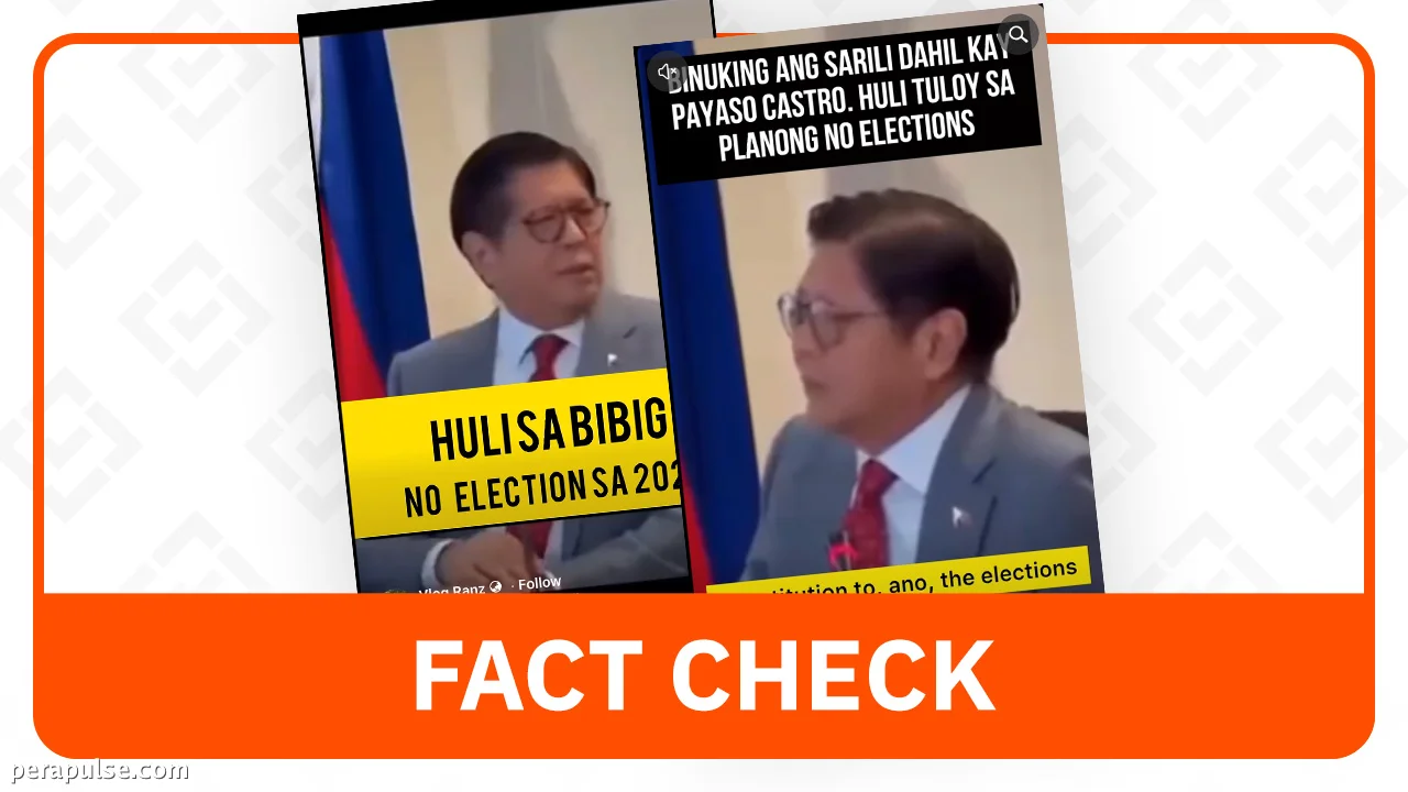 FACT CHECK: Marcos' 2028 Election Cancellation Claim Misinterpreted