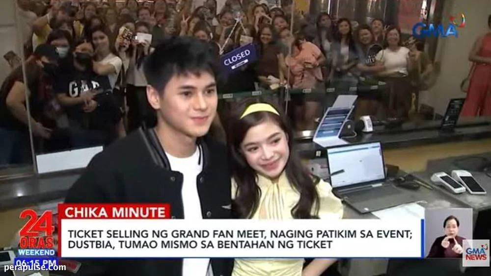 Nakatayo ang mga Tagahanga para sa 'DustBia Love, Actually' Ticket Sales sa Quezon City