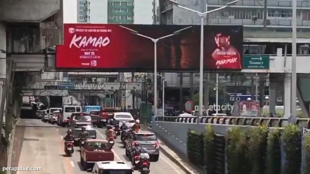 Fans Rally for Anton Vinzon with Billboards Supporting 'Kamao'