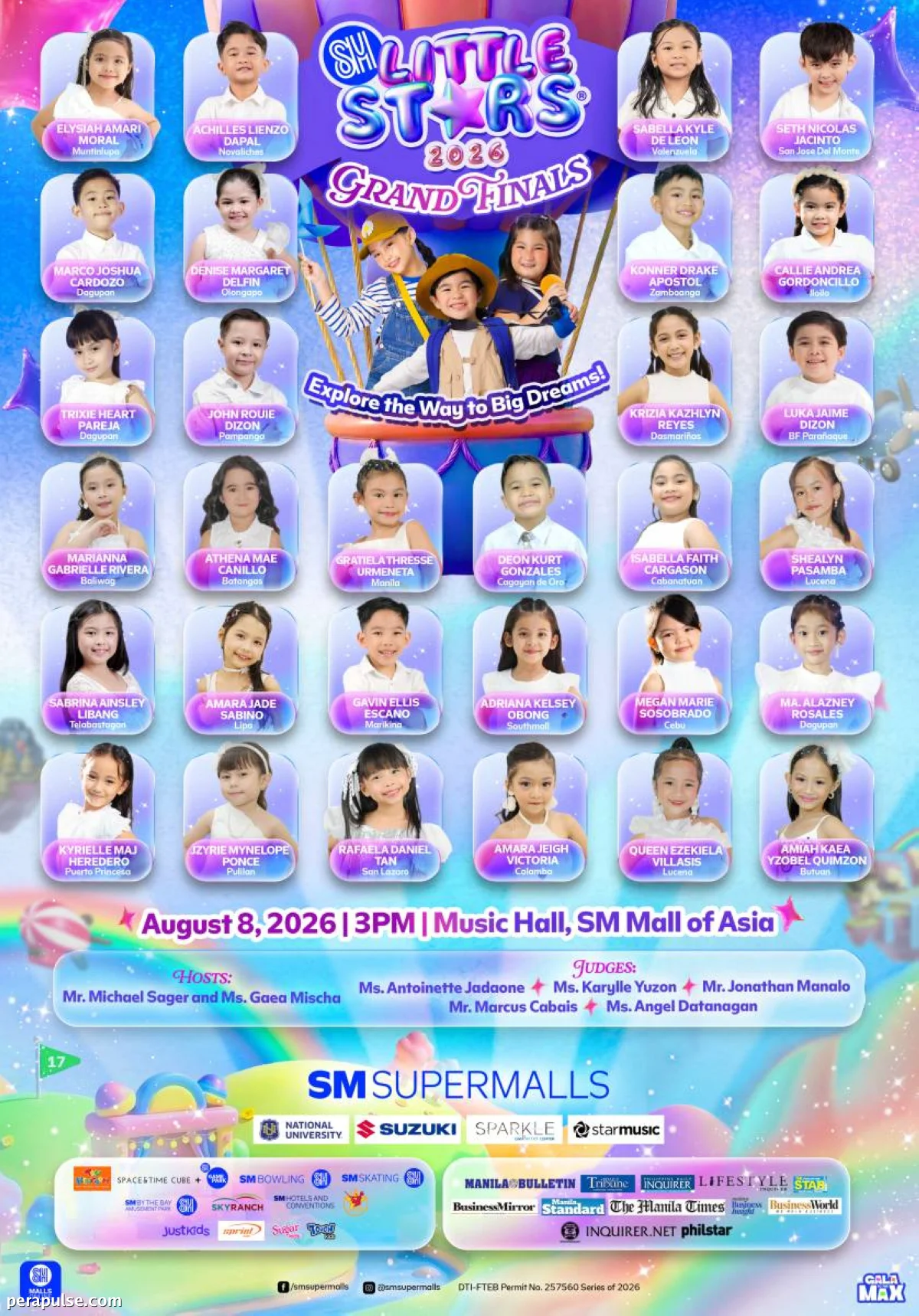 Pangwakas na Pakikipagsapalaran Nagsisimula: Kilalanin ang mga Grand Finalists ng SM Little Stars 2026