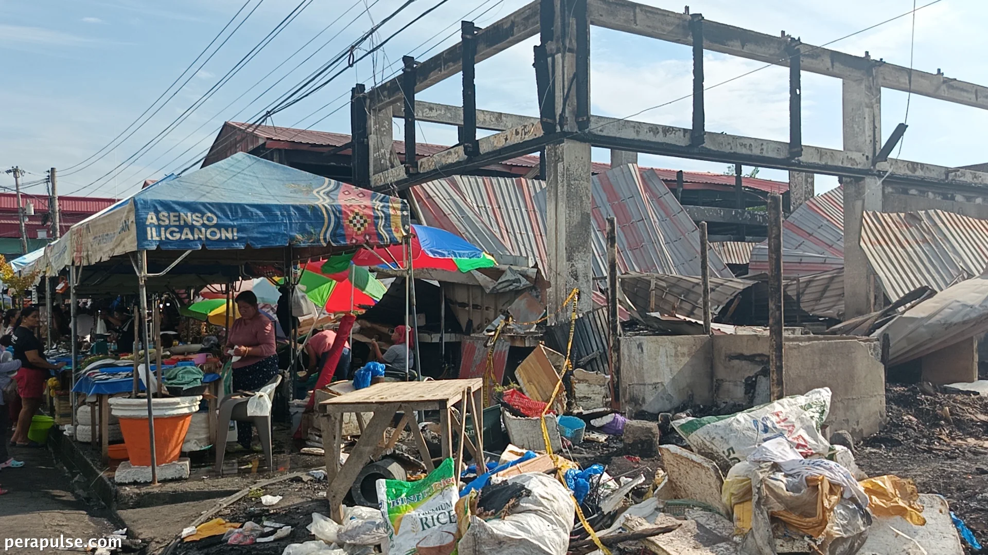 Sunog Sumira sa 149 na Tindahan sa Pamilihan ng Iligan City