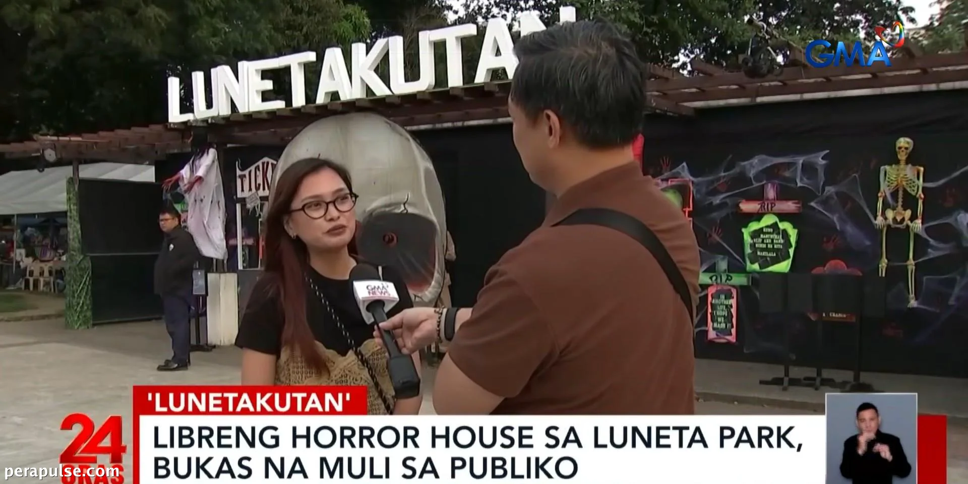 Free horror house at Luneta Park reopens ahead of Halloween festivities