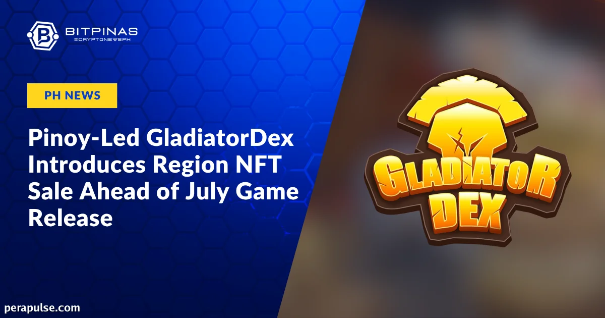 GladiatorDex Launches NFT Sale Ahead of July Game Release in the Philippines