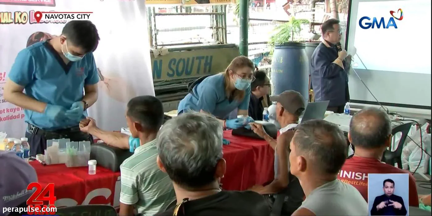 GMA Kapuso Foundation Nagbigay ng Libreng Serbisyong Medikal sa 100 Ama sa Navotas