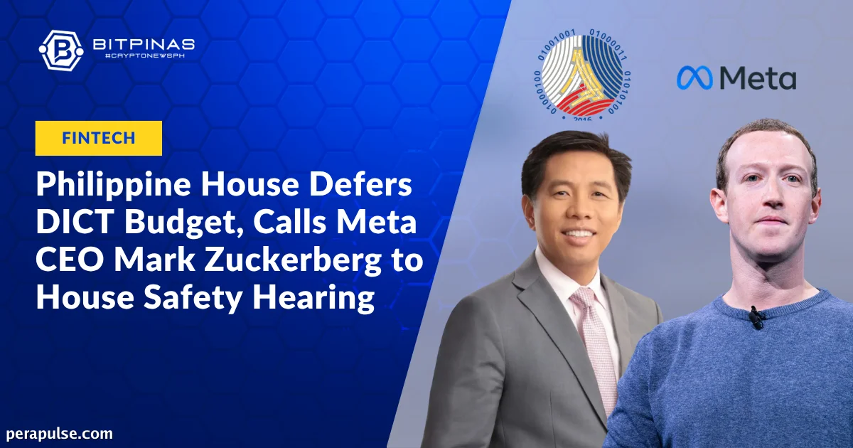 Inantala ng Bahay ang Budget ng DICT, Tinawag si Meta CEO Mark Zuckerberg para sa Pagdinig sa Kaligtasan
