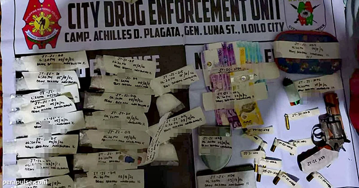 Iloilo Police Arrest Man with P1.4M Shabu and Firearm in Buy-Bust Operation