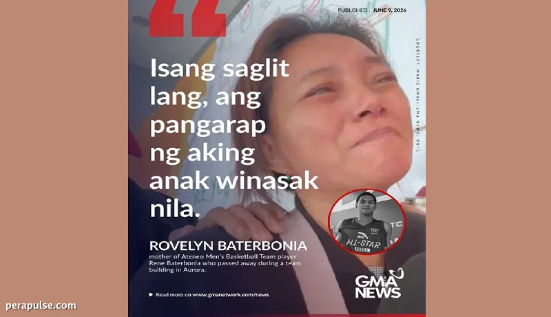 Ina ni Rene Baterbonia nanawagan ng hustisya matapos ang trahedya sa training