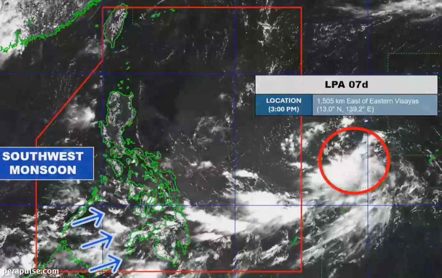 Incoming LPA Likely to Become Tropical Depression Kiyapo