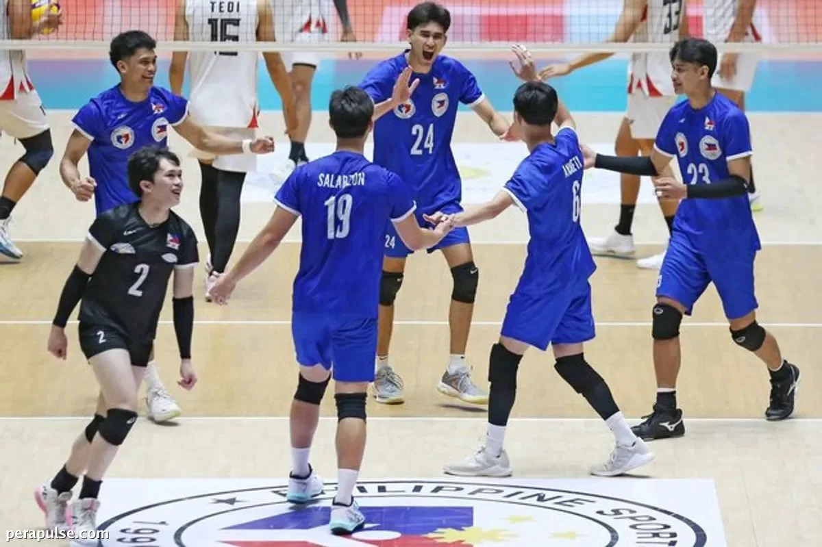 Indonesia Eliminates Alas Pilipinas from SEA V Cup Semifinals