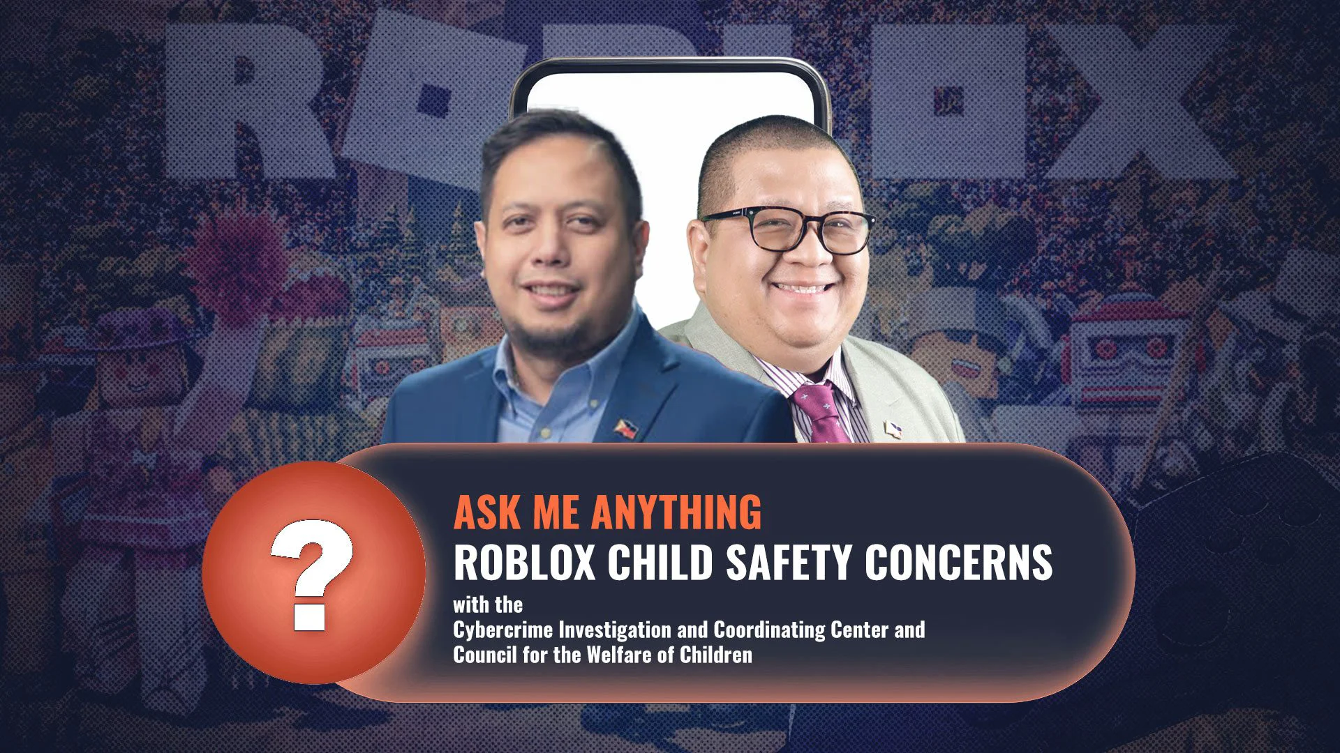Sumali sa CICC at CWC para sa isang AMA tungkol sa mga Isyu sa Kaligtasan ng mga Bata sa Roblox