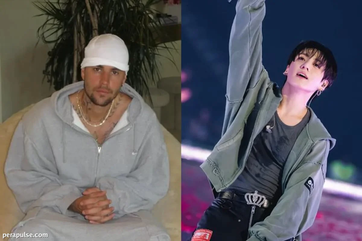 Justin Bieber Shares Viral Clip of BTS Jung Kook Flaunting Abs