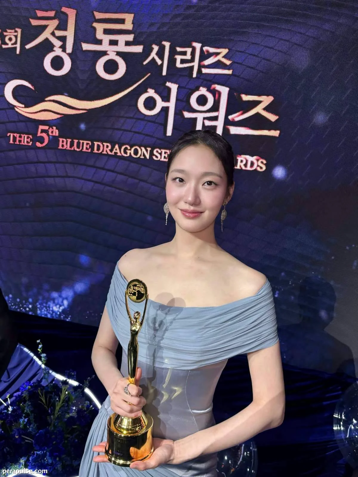 Kim Go-eun Nakakuha ng Unang Daesang sa 5th Blue Dragon Series Awards