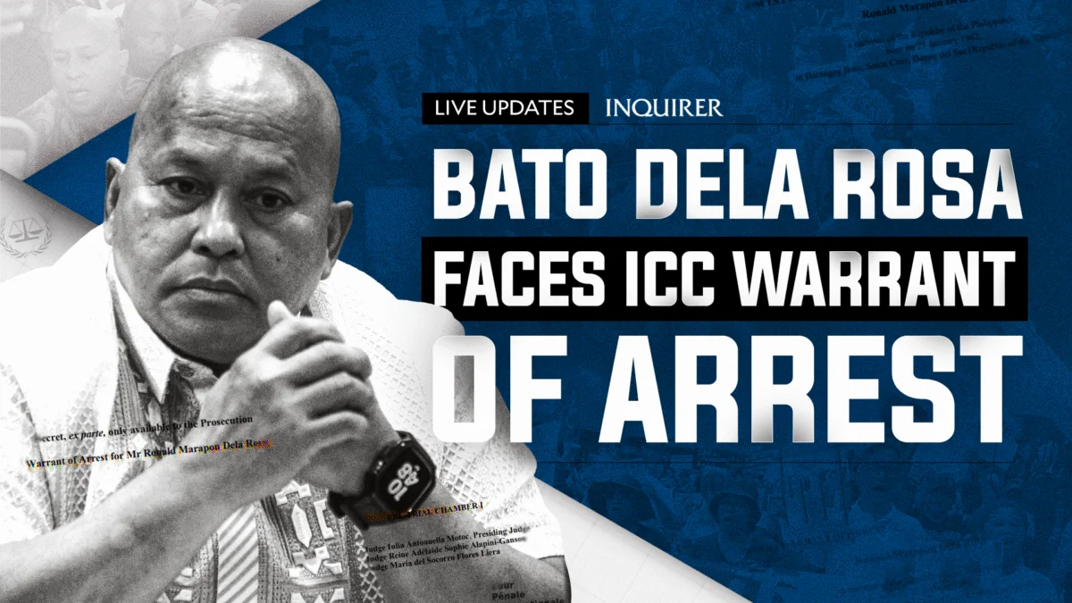 LIVE UPDATES: Bato dela Rosa Faces ICC Arrest Warrant Amid Tensions
