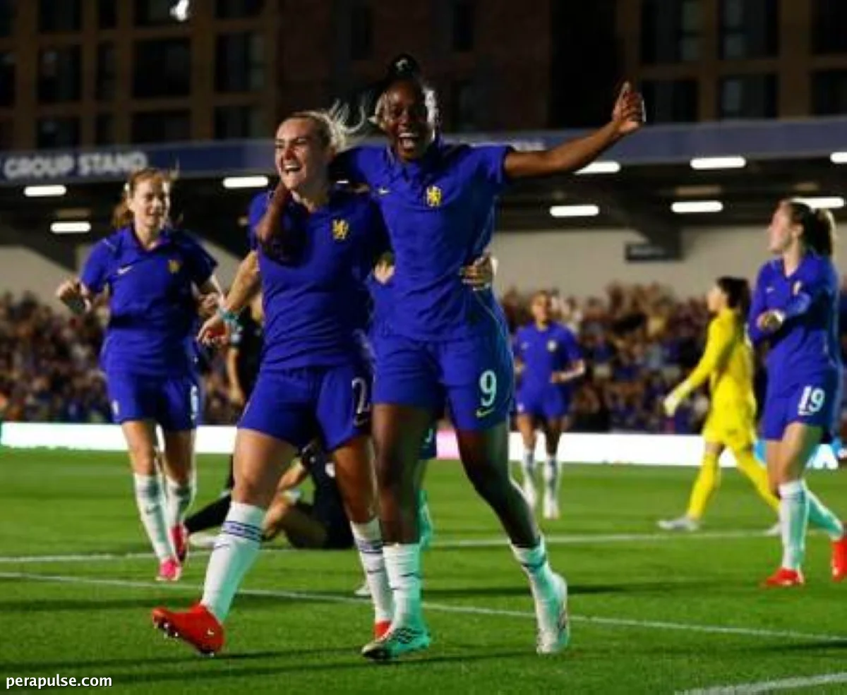 Malard at James Nagbigay ng Lakas sa Chelsea Tungo sa Kwalipikasyon sa Women's Champions League